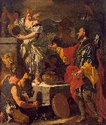 Francesco Solimena Rebecca at the Well oil